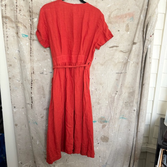 Grae Cove Immy Linen Wrap Dress - Picture 7 of 7
